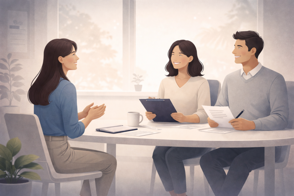 Menschenorientierte Illustration zur Steigerung der Arbeitgeberattraktivität durch Mitarbeiterbenefits