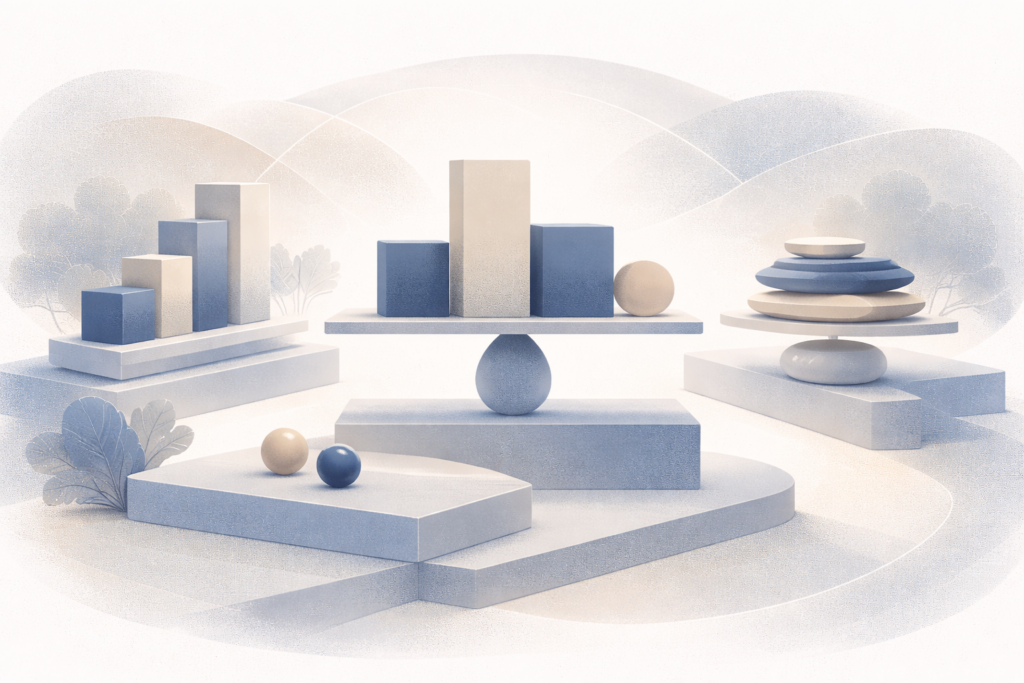 Illustration zur strukturierten Einordnung von Compensation & Benefits