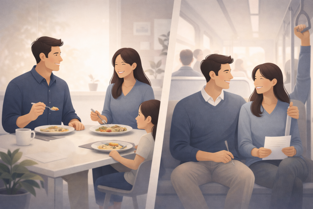 Menschenorientierte Illustration zur effektiven Erhöhung der Kaufkraft durch Benefits